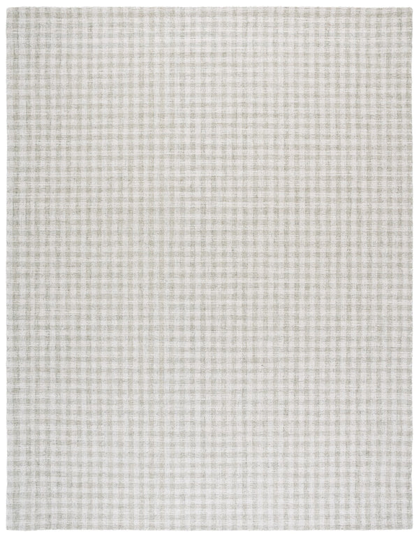 Safavieh Ebony Elegant Hand-tufted Wool And Cotton Area Rug With Modern Grid Design For Stylish Interiors Sage ,Ivory 85% Wool,15% Cotton Ebn140w-3