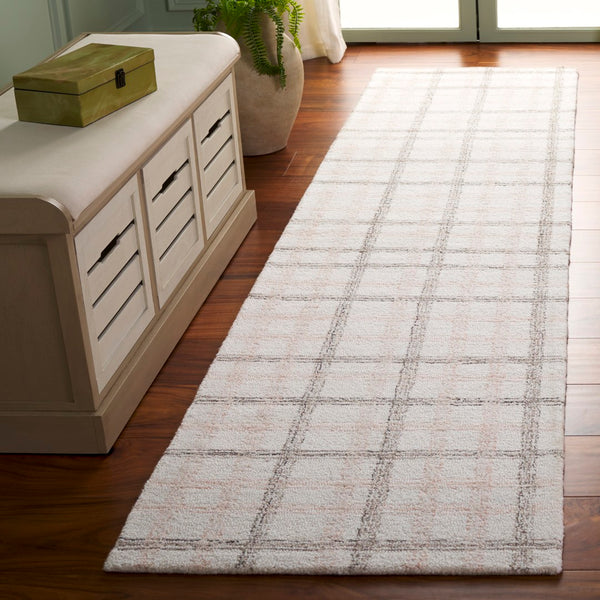 Safavieh Ebony Hand-tufted Area Rug - Luxurious Wool & Cotton Blend For Stylish Comfort In Any Space Beige ,Ivory 85% Wool,15% Cotton Ebn141b-3