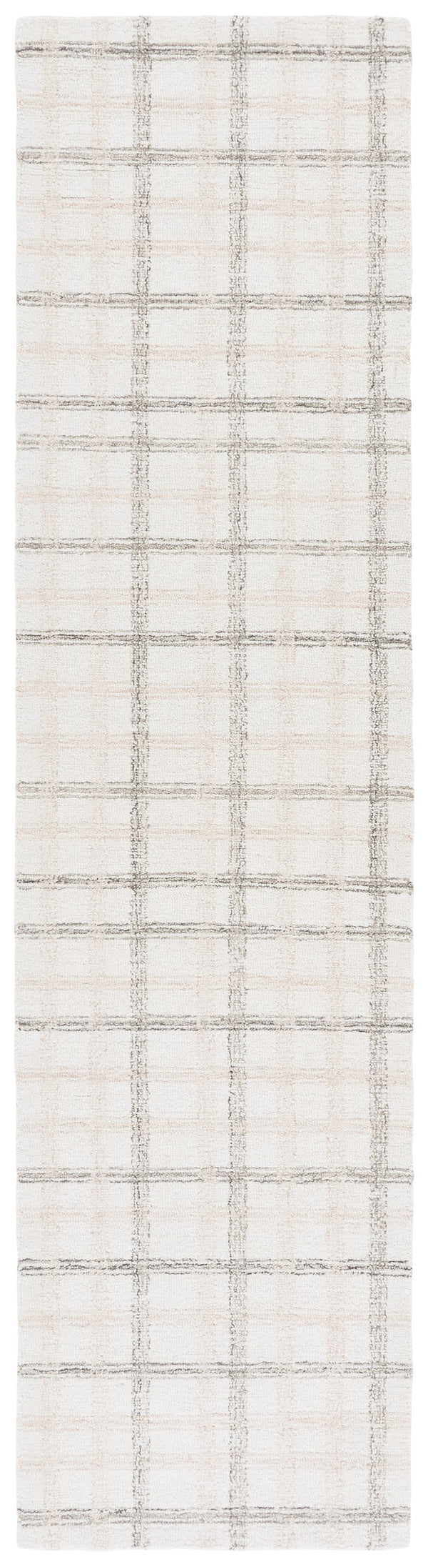 Safavieh Ebony Modern Hand-tufted Area Rug - Plush Wool Blend, Elegant Grid Design For Timeless Home Style Beige ,Ivory 85% Wool,15% Cotton Ebn141b-29