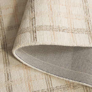 Safavieh Ebony Hand-Tufted Beige Ivory Rug 8X10 – Wool-Cotton Blend, Subtle Grid Pattern, Scandinavian Calm 9'-0" x 12'-0" EBN141B-9