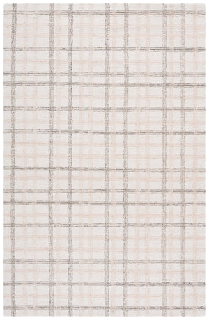 Safavieh Ebony Modern Hand-tufted Area Rug - Plush Wool Blend, Elegant Grid Design For Timeless Home Style Beige ,Ivory 85% Wool,15% Cotton Ebn141b-29