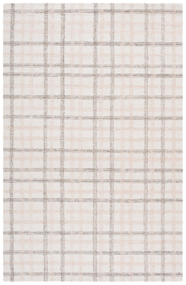 Safavieh Ebony Hand-tufted Area Rug - Luxurious Wool & Cotton Blend For Stylish Comfort In Any Space Beige ,Ivory 85% Wool,15% Cotton Ebn141b-3