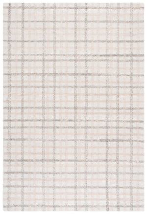 Safavieh Ebony Modern Hand-tufted Area Rug - Plush Wool Blend, Elegant Grid Design For Timeless Home Style Beige ,Ivory 85% Wool,15% Cotton Ebn141b-29