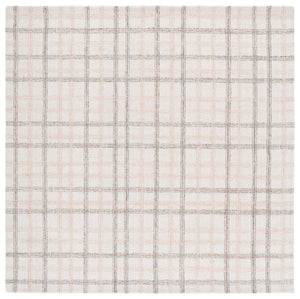 Safavieh Ebony Modern Hand-tufted Area Rug - Plush Wool Blend, Elegant Grid Design For Timeless Home Style Beige ,Ivory 85% Wool,15% Cotton Ebn141b-29