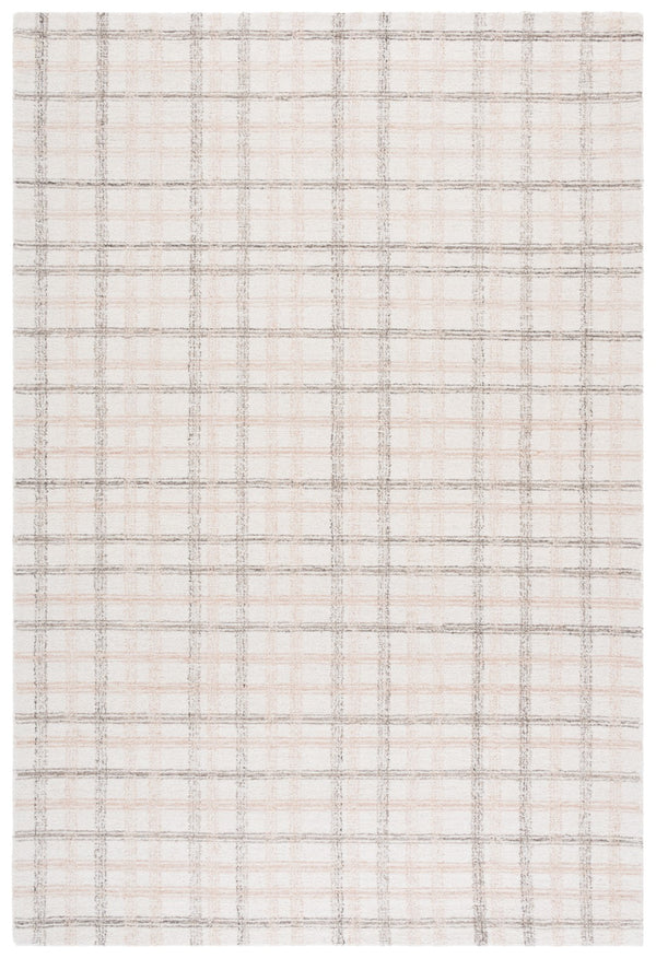 Safavieh Ebony Hand-tufted Area Rug - Luxurious Wool & Cotton Blend For Stylish Comfort In Any Space Beige ,Ivory 85% Wool,15% Cotton Ebn141b-3