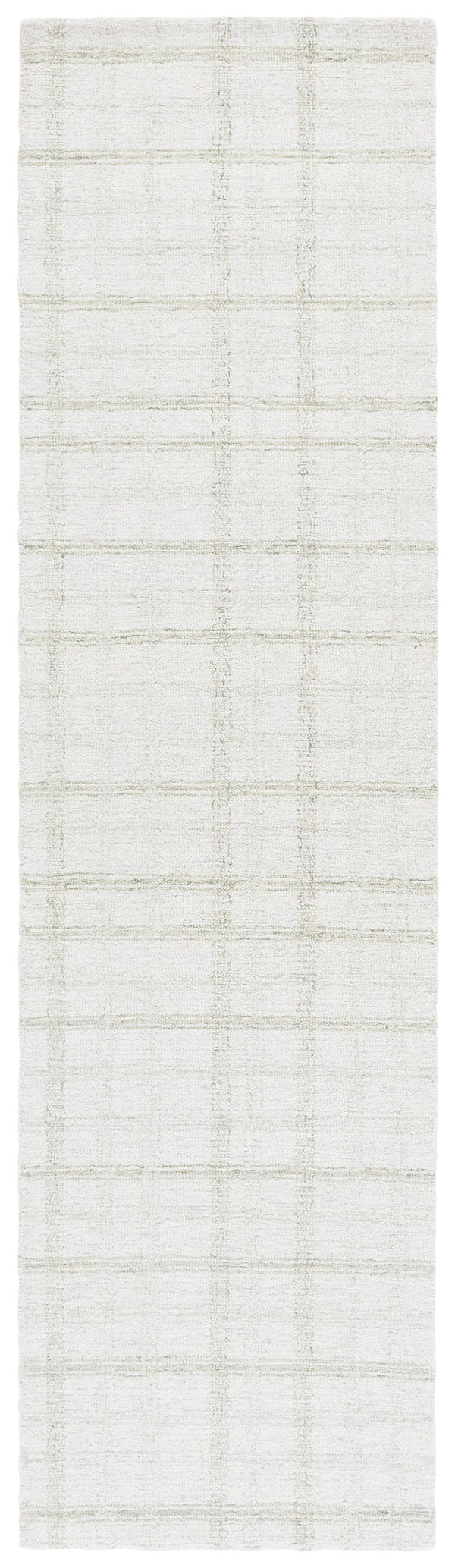 Safavieh Ebony Modern Hand-tufted Area Rug - Plush Wool Blend, Elegant Grid Design For Timeless Home Style Sage ,Ivory 85% Wool,15% Cotton Ebn141w-8