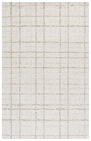 Safavieh Ebony Hand-tufted Area Rug - Luxurious Wool & Cotton Blend For Stylish Comfort In Any Space Sage ,Ivory 85% Wool,15% Cotton Ebn141w-3