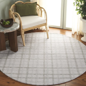 Safavieh Ebony Hand-Tufted Sage And Ivory Wool Rug 8X10 – Subtle Checkered Pattern, Plush 3/8" Pile Elegance 10'-0" x 14'-0" EBN141W-10