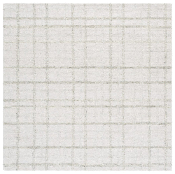 Safavieh Ebony Hand-tufted Area Rug - Luxurious Wool & Cotton Blend For Stylish Comfort In Any Space Sage ,Ivory 85% Wool,15% Cotton Ebn141w-3