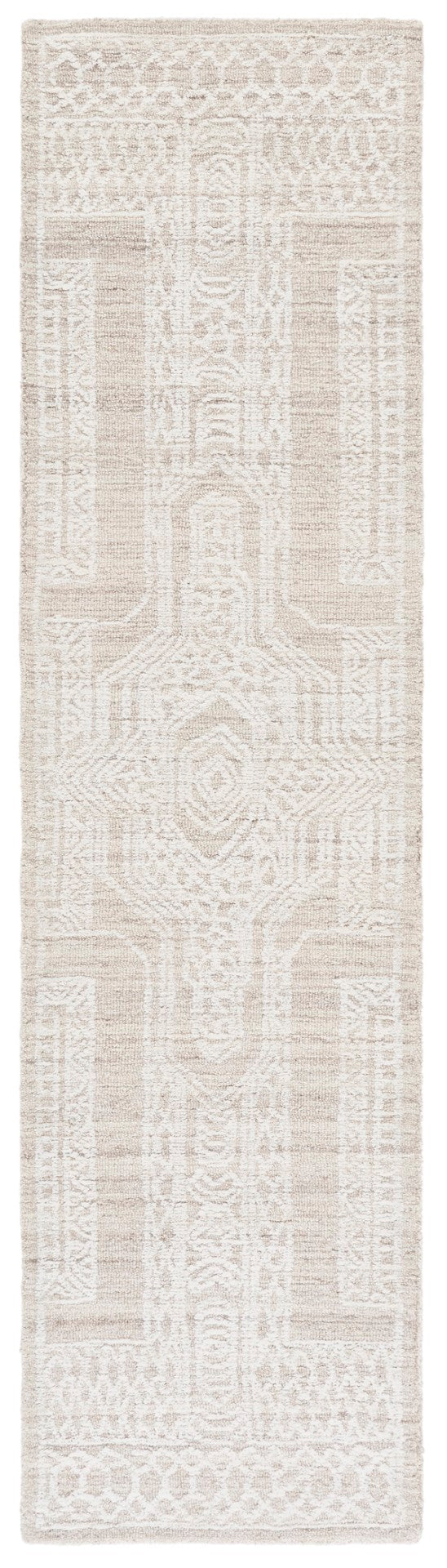 Safavieh Ebony Modern Hand-tufted Area Rug In Luxurious Wool Pile - Elevate Your Home Decor Today! Beige ,Ivory Wool Pile Ebn142b-4