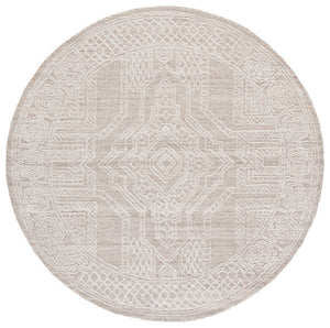 Safavieh Ebony Modern Hand-tufted Area Rug In Luxurious Wool Pile - Elevate Your Home Decor Today! Beige ,Ivory Wool Pile Ebn142b-4