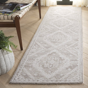 Safavieh Ebony Hand-tufted Area Runner Rug - Luxurious Wool For Modern Elegance In Home Decor And Design Beige ,Ivory Wool Pile Ebn143b-29