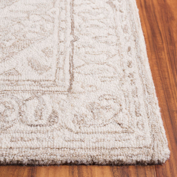 Safavieh Ebony Hand-tufted Area Runner Rug - Luxurious Wool For Modern Elegance In Home Decor And Design Beige ,Ivory Wool Pile Ebn143b-5