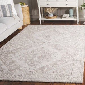 Safavieh Ebony Hand-tufted Area Runner Rug - Luxurious Wool For Modern Elegance In Home Decor And Design Beige ,Ivory Wool Pile Ebn143b-5