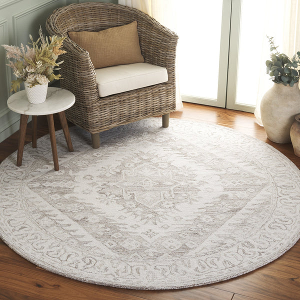 Safavieh Ebony Hand-tufted Area Runner Rug - Luxurious Wool For Modern Elegance In Home Decor And Design Beige ,Ivory Wool Pile Ebn143b-6r