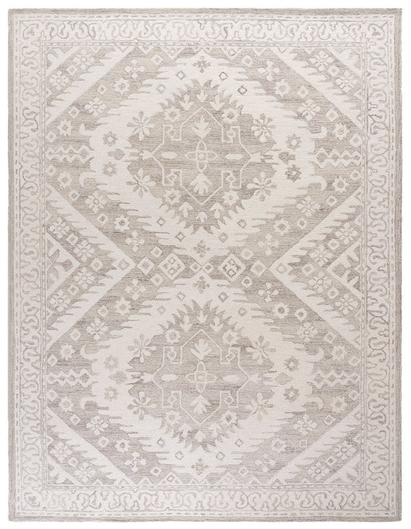 Safavieh Ebony Hand-tufted Area Runner Rug - Luxurious Wool For Modern Elegance In Home Decor And Design Beige ,Ivory Wool Pile Ebn143b-8