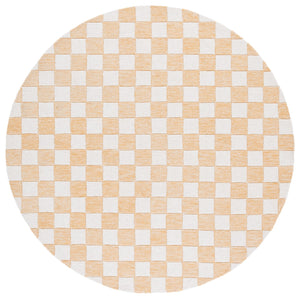Safavieh Ebony Luxurious Gold And Ivory Checkered Area Rug - Hand-tufted Comfort For Elegant Home Décor Gold ,Ivory 80% Wool,20% Cotton Ebn175d-3