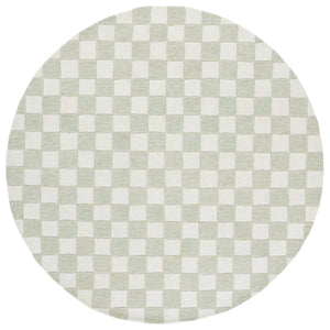 Safavieh Ebony Luxurious Gold And Ivory Checkered Area Rug - Hand-tufted Comfort For Elegant Home Décor Light Sage ,Ivory 80% Wool,20% Cotton Ebn175w-6sq
