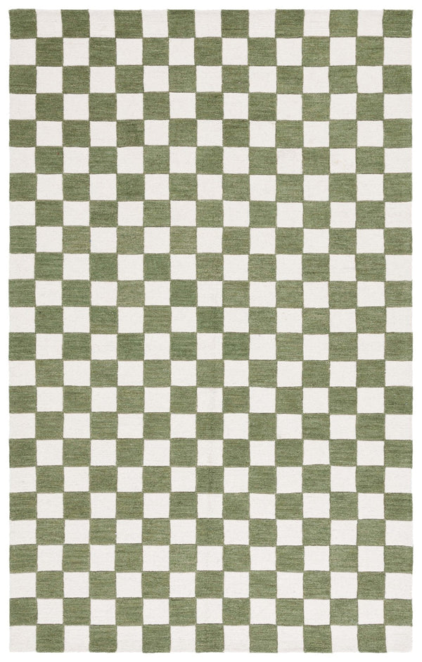 Safavieh Ebony 175y Green Ivory Green ,Ivory 80% Wool,20% Cotton Ebn175y-4