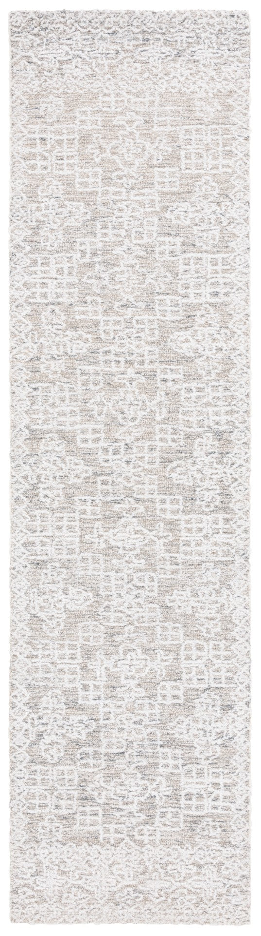 Safavieh Ebony 201 Hand Tufted 60% Polyester, 20% Wool, 20% Cotton Traditional Rug Grey / Ivory EBN201F-8