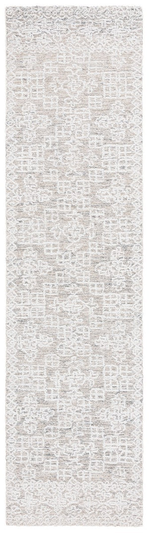 Safavieh Ebony 201 Hand Tufted Traditional Rug Grey / Ivory 4' x 6'