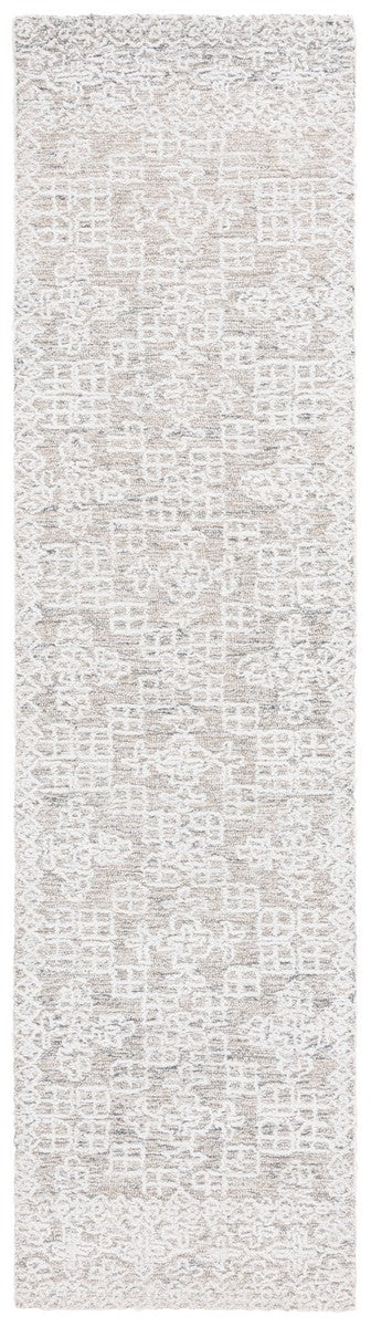 Safavieh Ebony 201 Hand Tufted Traditional Rug Grey / Ivory 4' x 6'