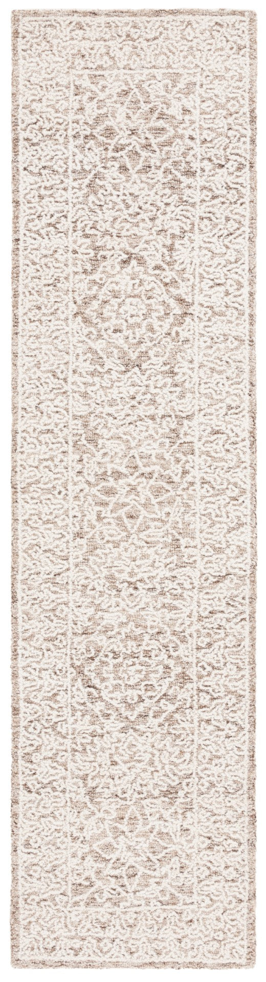 Safavieh Ebony 202 Hand Tufted Wool Pile Traditional Rug Brown / Ivory EBN202T-8