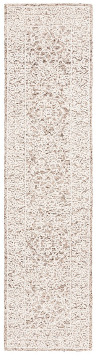Safavieh Ebony 202 Hand Tufted Traditional Rug Brown / Ivory 4' x 6'
