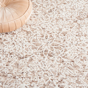 Safavieh Ebony 202 Hand Tufted Traditional Rug Brown / Ivory 4' x 6'