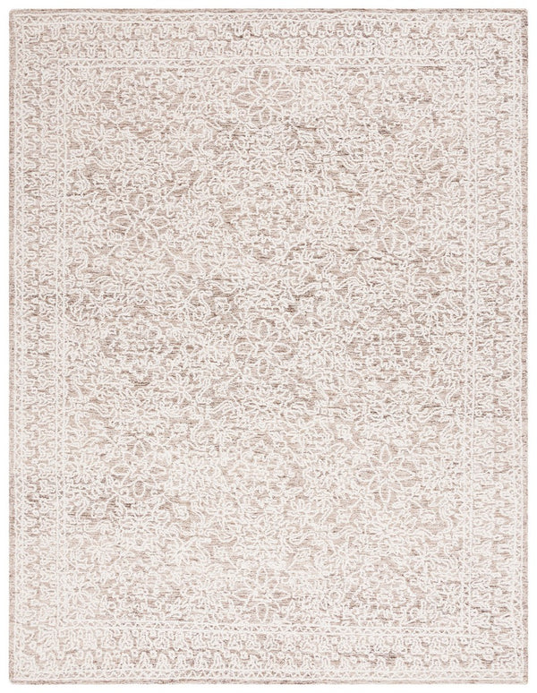 Safavieh Ebony 202 Hand Tufted Traditional Rug Brown / Ivory 4' x 6'