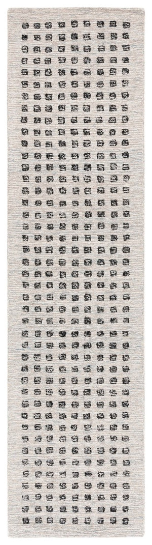 Safavieh Ebony 203 Checkered Hand Tufted Modern Rug Beige / Black 8' x 10'