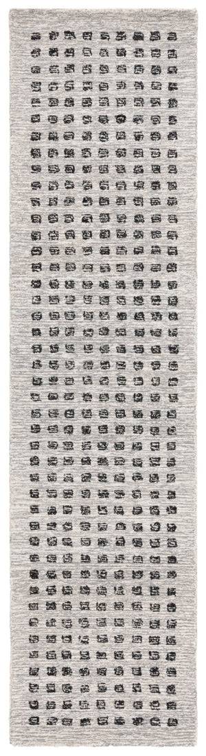 Safavieh Ebony 203 Hand Tufted Wool Pile Modern Rug Silver / Black EBN203G-8