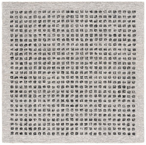 Safavieh Ebony Hand-tufted Wool Area Rug - Contemporary Silver & Black Design For Elegant Living Spaces Silver ,Black Wool Pile Ebn203g-9