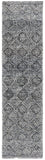Safavieh Ebony 204 Hand Tufted Wool Pile Geometric Rug Charcoal / Ivory EBN204H-8