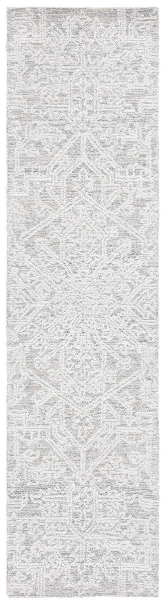 Safavieh Ebony 205 Hand Tufted Traditional Rug Grey / Ivory 4' x 6'
