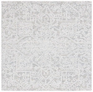 Safavieh Ebony 205 Hand Tufted Traditional Rug Grey / Ivory 6' x 9'