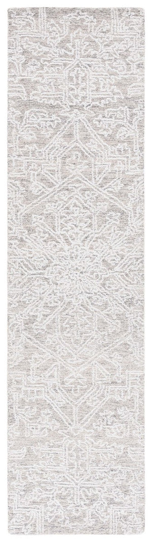 Safavieh Ebony 205 Hand Tufted Traditional Rug Ivory / Silver 8' x 10'