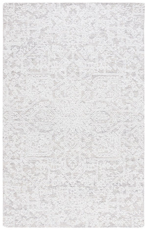 Safavieh Ebony 205 Hand Tufted Traditional Rug Ivory / Silver 8' x 10'