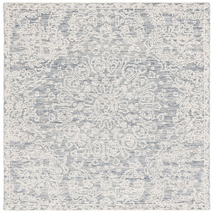 Safavieh Ebony 206 Hand Tufted Traditional Rug Grey / Ivory 6' x 9'