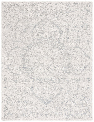 Safavieh Ebony 206 Hand Tufted Traditional Rug Grey / Ivory 4' x 6'