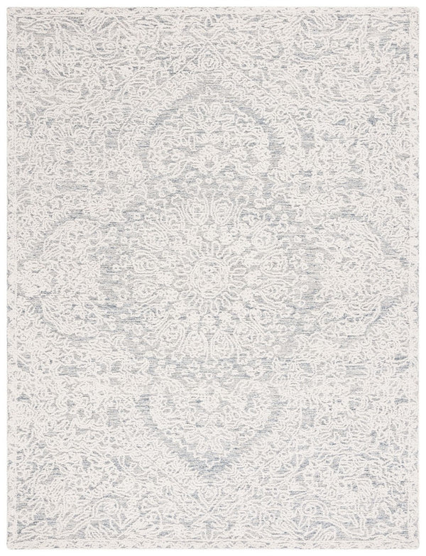 Safavieh Ebony 206 Hand Tufted Traditional Rug Grey / Ivory 4' x 6'