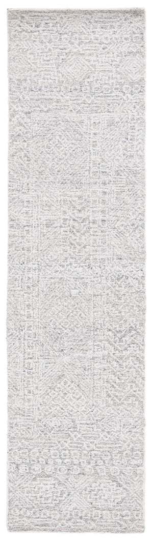 Safavieh Ebony 207 Hand Tufted 60% Polyester, 20% Wool, 20% Cotton Traditional Rug Grey / Ivory EBN207F-8