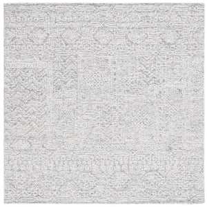 Safavieh Ebony 207 Hand Tufted Traditional Rug Grey / Ivory 6' x 9'