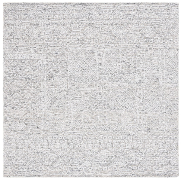 Safavieh Ebony 207 Hand Tufted Traditional Rug Grey / Ivory 6' x 9'