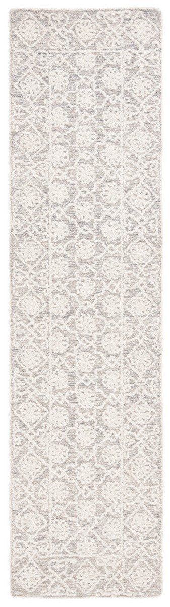 Safavieh Ebony 208 Hand Tufted Traditional Rug Grey / Ivory 4' x 6'