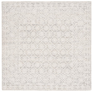 Safavieh Ebony 208 Hand Tufted Traditional Rug Grey / Ivory 6' x 9'