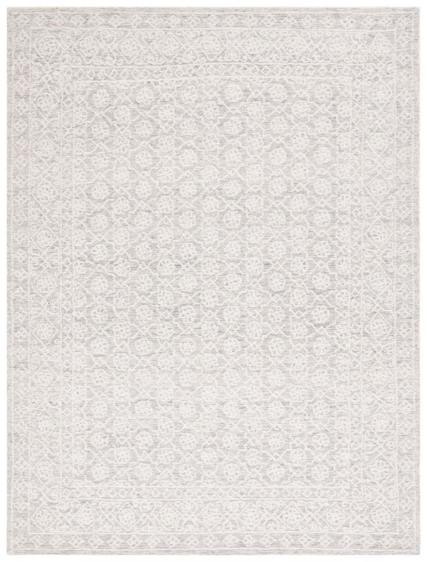 Safavieh Ebony 208 Hand Tufted Traditional Rug Grey / Ivory 4' x 6'