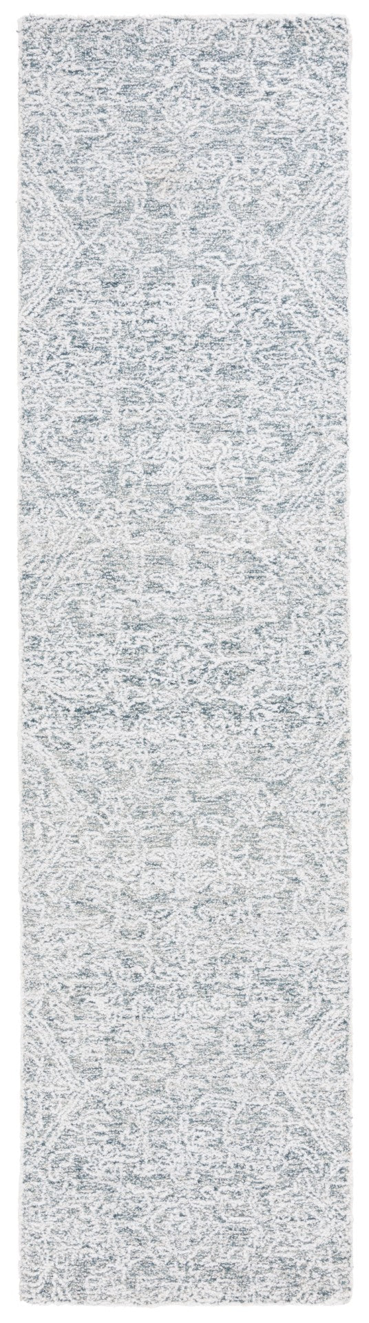 Safavieh Ebony 209 Hand Tufted 60% Polyester, 20% Wool, 20% Cotton Traditional Rug Light Blue / Ivory EBN209M-8