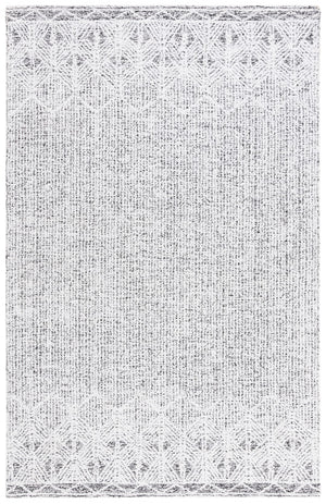 Safavieh Ebony 210 Hand Tufted Traditional Rug Ivory / Black 5' x 8'