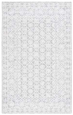 Safavieh Ebony 212 Hand Tufted Traditional Rug Ivory / Grey 8' x 10'